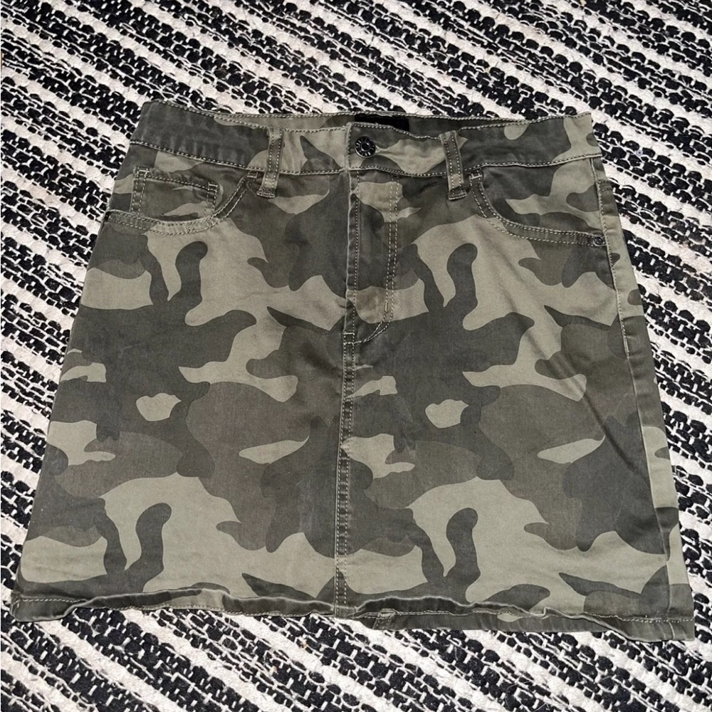 Camouflage Mini Skirt